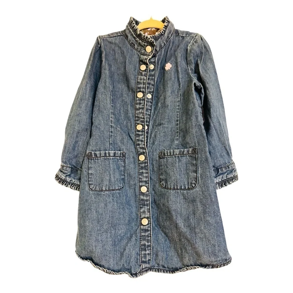 GYMBOREE Denim Long Sleeve Dress